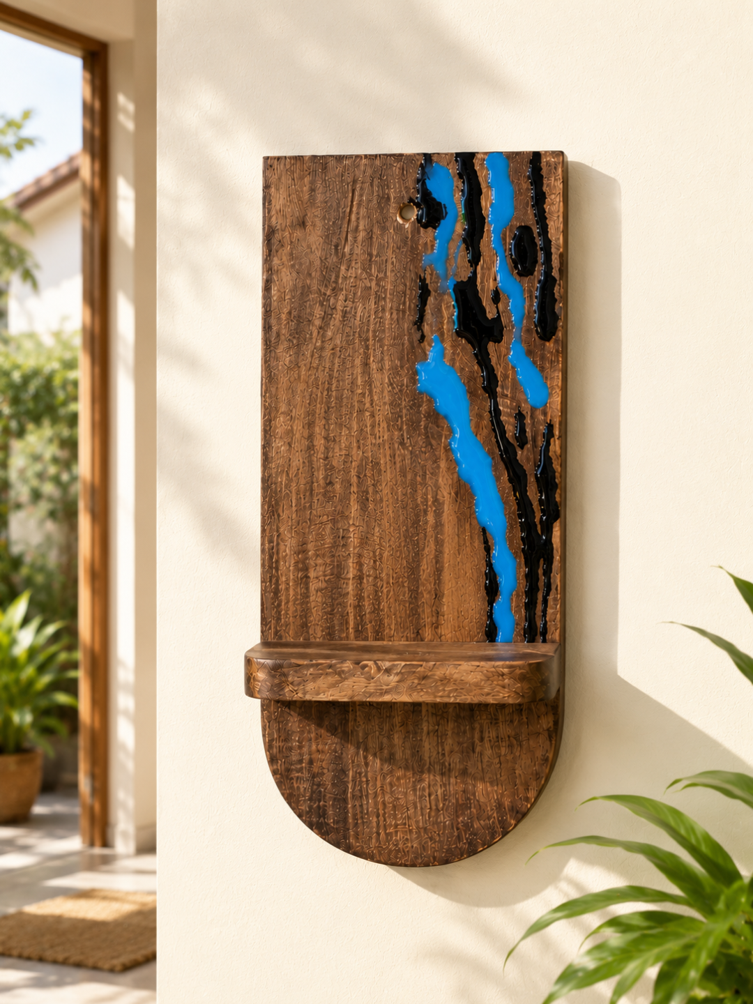 Midnight Tide Wall Shelf