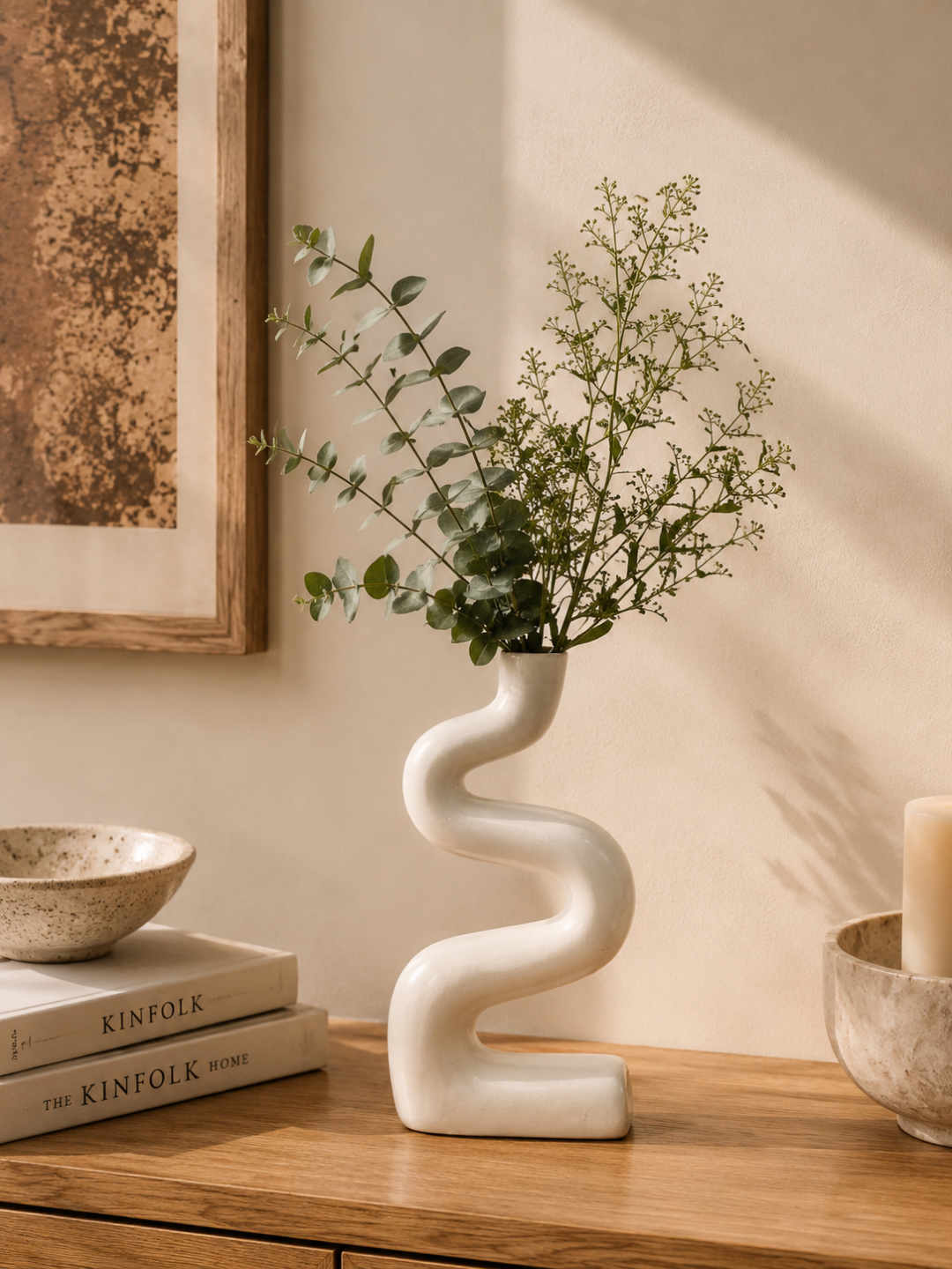 Serpentine Vase