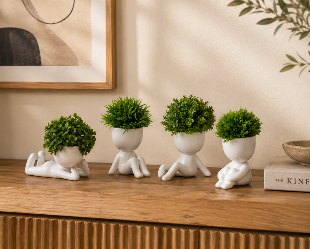 Little Dreamer Planters- Set of 4