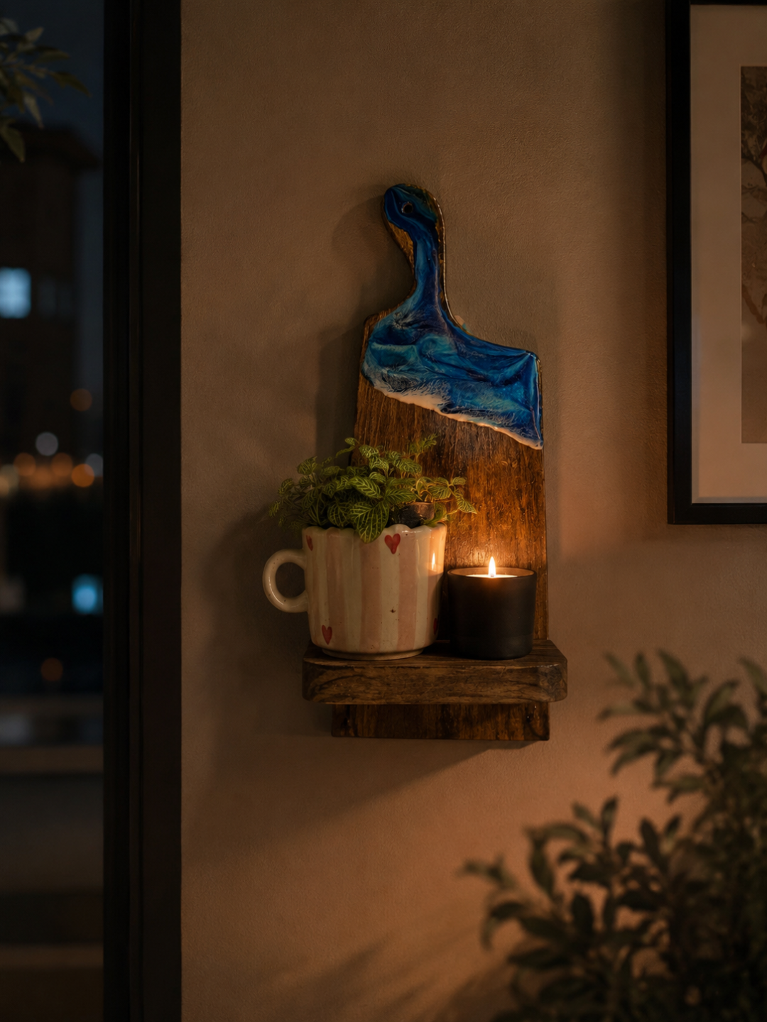 Azure Flow Wall Shelf