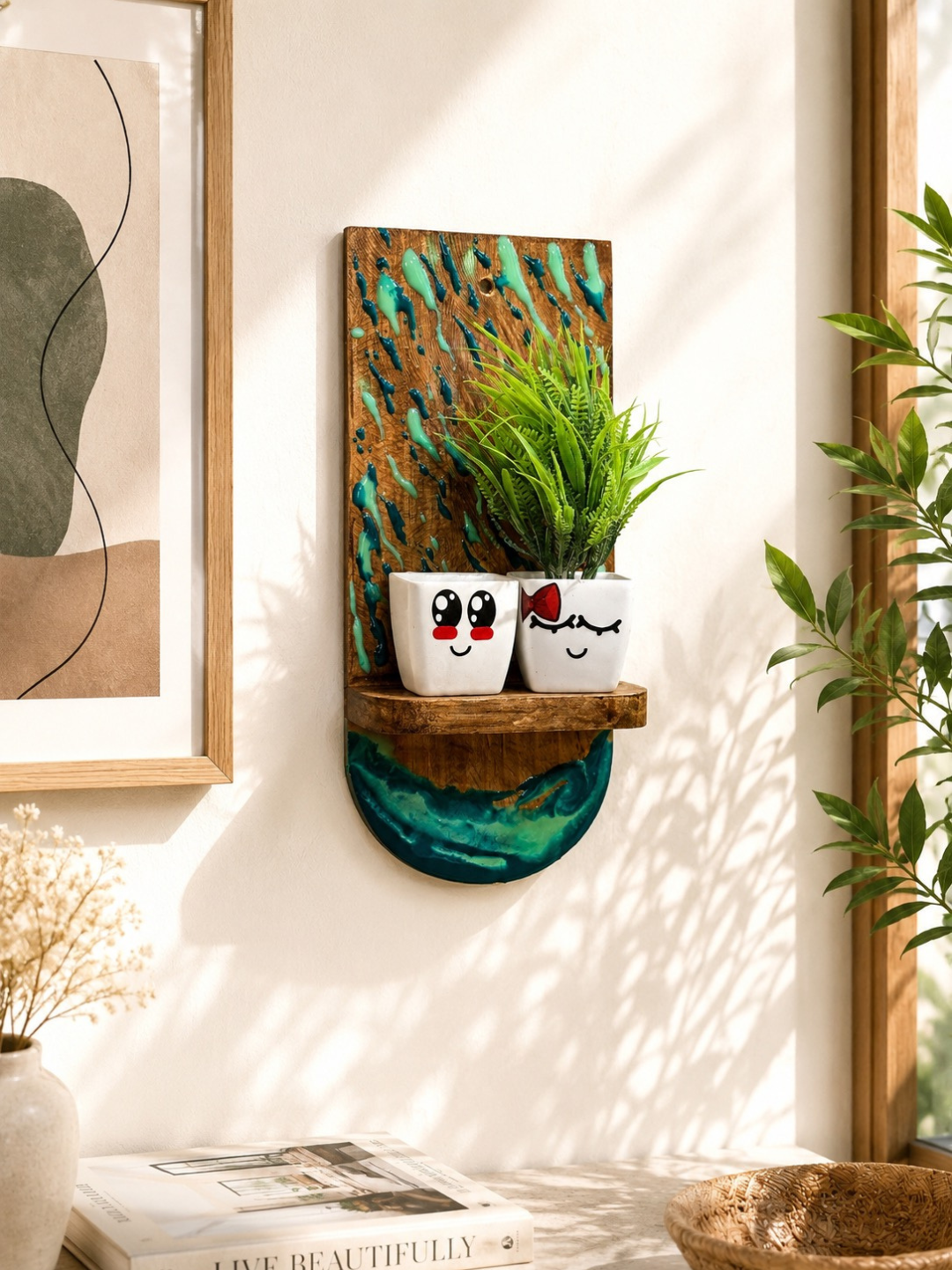 Verdant Flow Wall Shelf