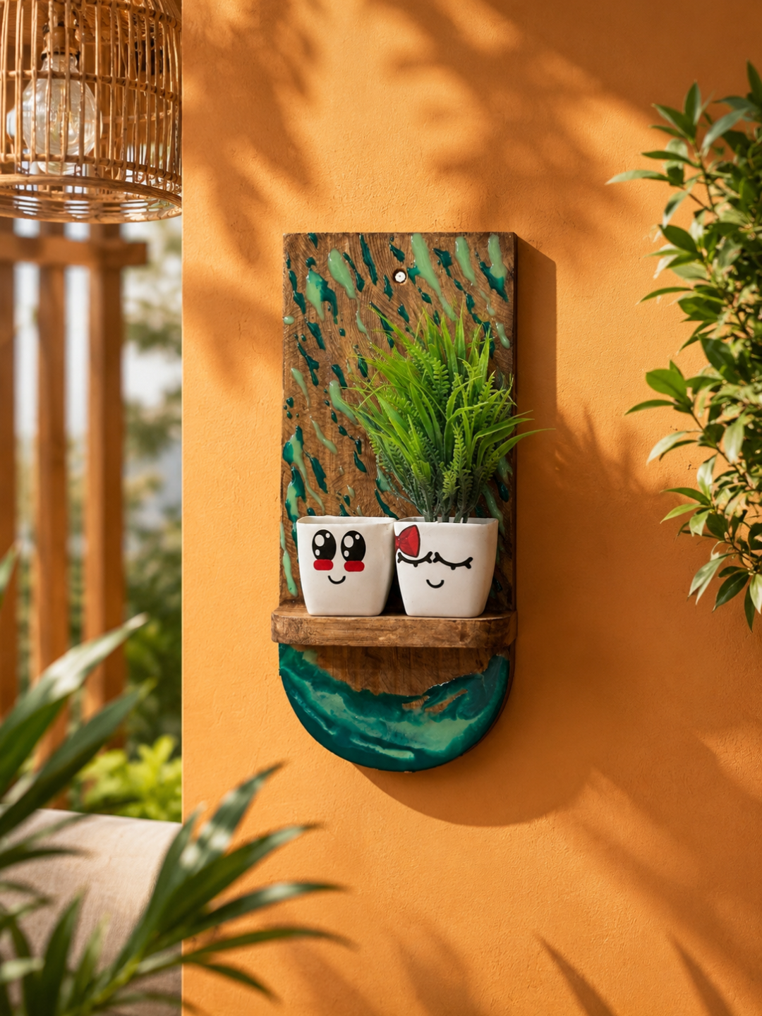 Verdant Flow Wall Shelf