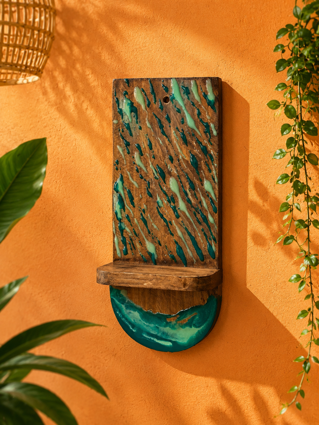 Verdant Flow Wall Shelf