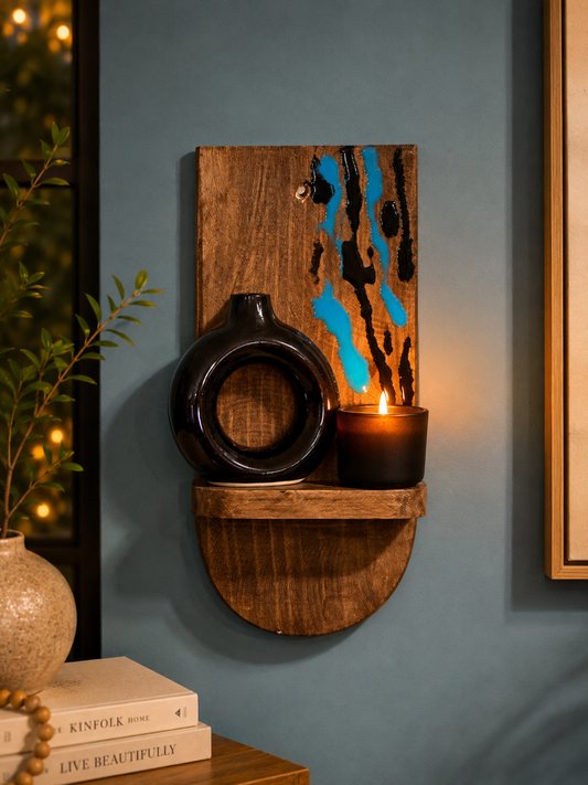 Midnight Tide Wall Shelf